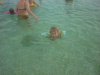 Look !  I can swim already !