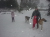 Natalie's 1st real taste of snow